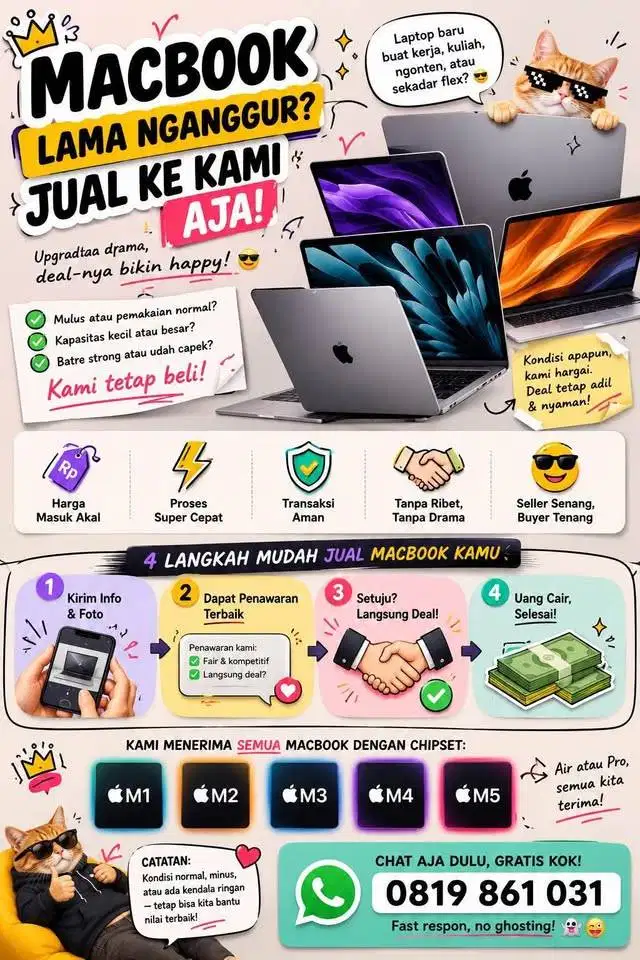 Dibeli MacBook harga terbaik