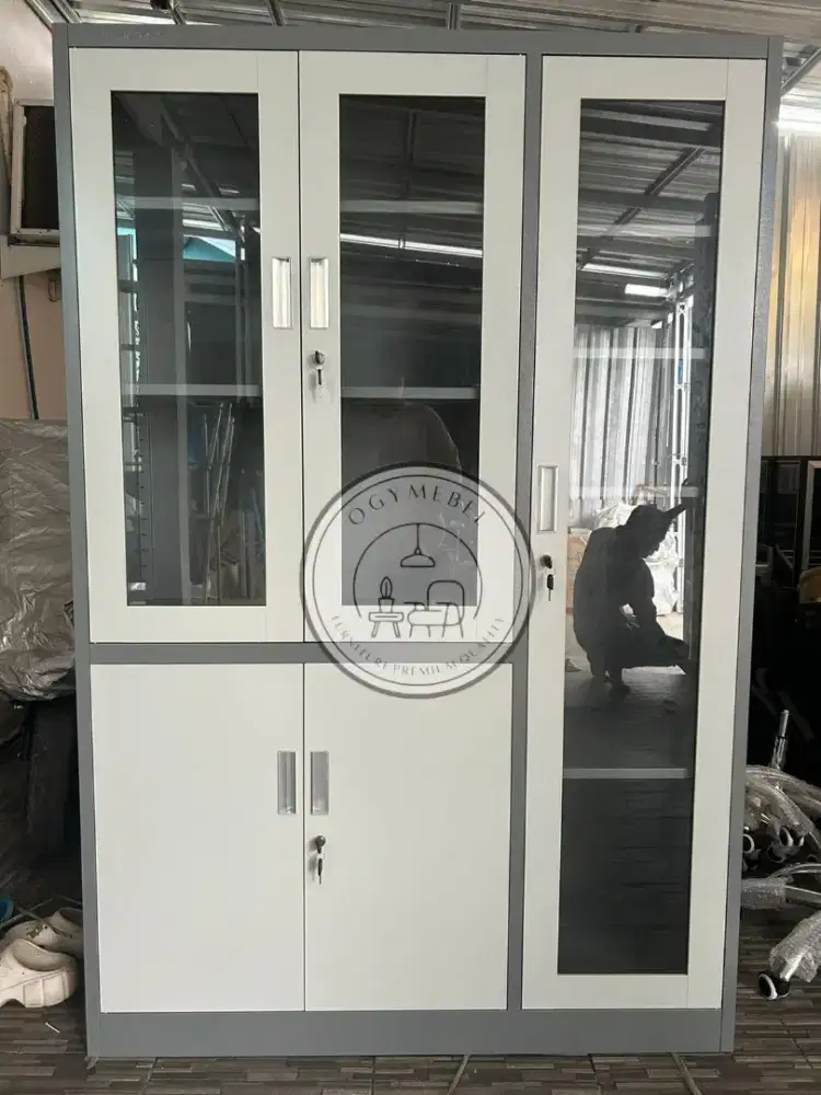 PROMO LEMARI ARSIP BESI 3 PINTU TERMURAH SALE
