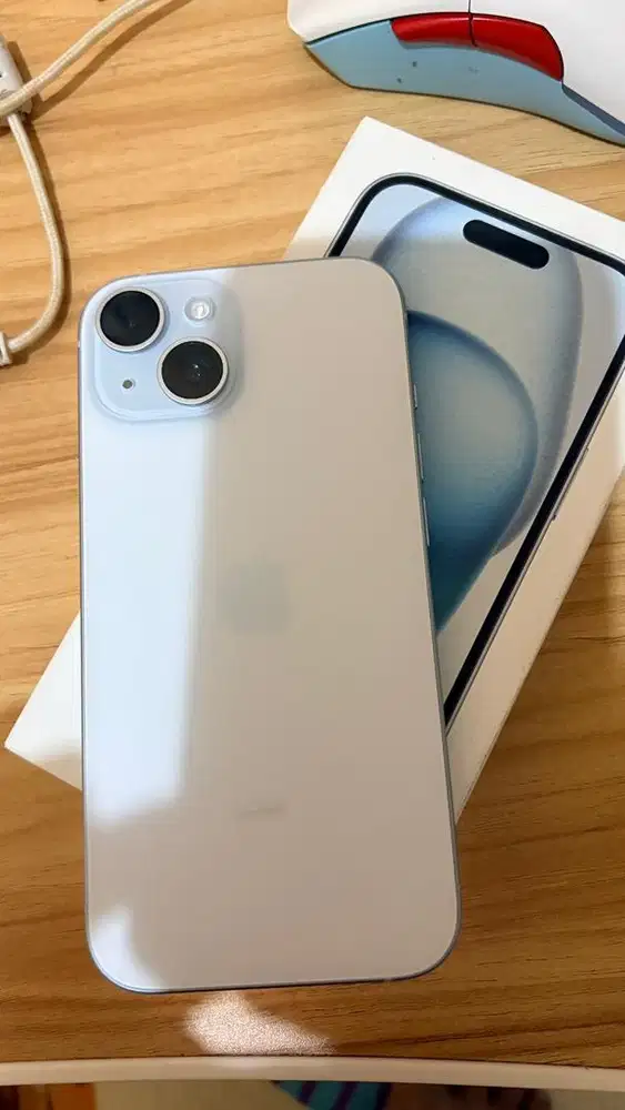 JUAL IPHONE 15 128GB blue garansi resmi