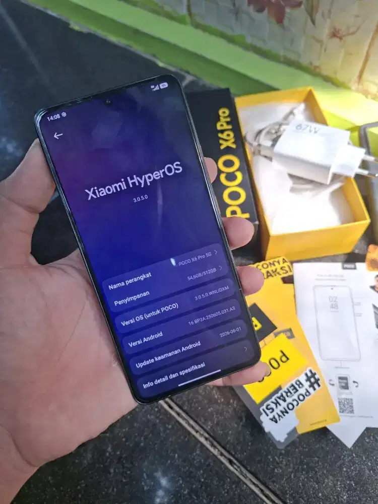 poco x6 pro 5G like new