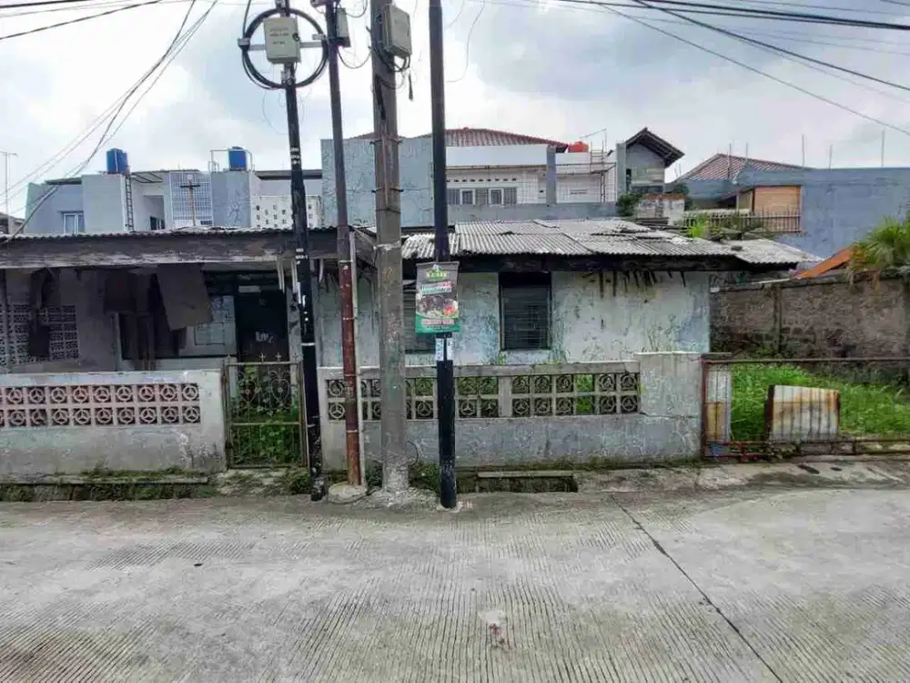 DI JUAL RUMAH RUSAK HITUNG TANAH SAJA DI DEPOK JAYA PANCORAN MAS