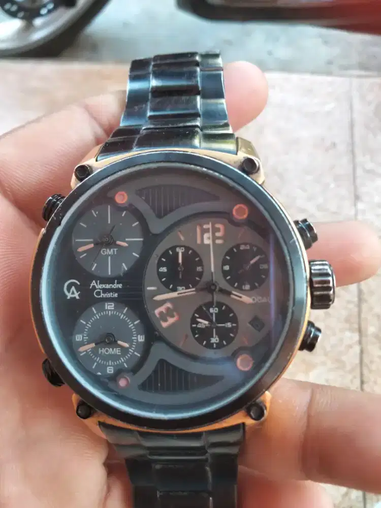 jam Alexandre Christie normal murah ori