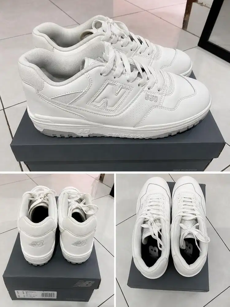 New Balance 550 Triple White