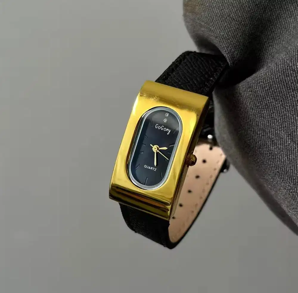 Jam tangan wanita tali kulit Klasik