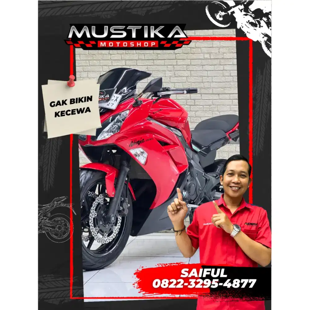 Perfect Condition!!Kawasaki ER6F 2012 Plat AG Jatim Odo18rb-Mustika