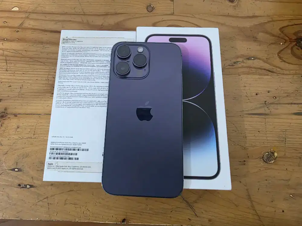 IPHONE 14 PROMAX 256GB RESMI BEA CUKAI SINYAL AMAN..GANTI LCD BARU