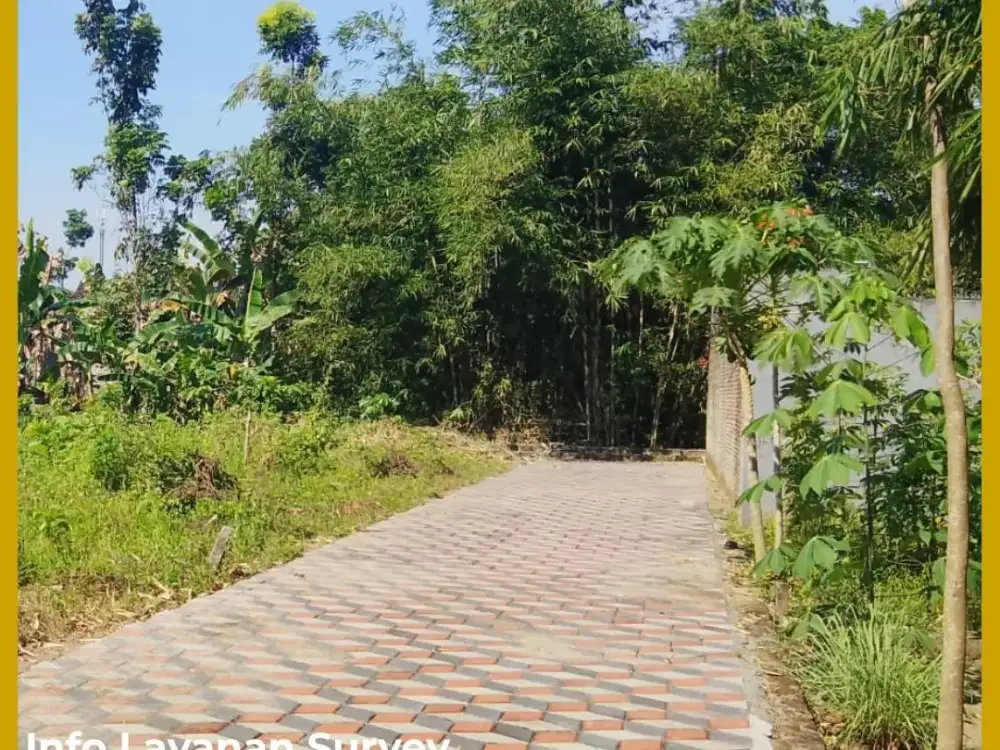 Tanah Kost Jogja 3 Menit Kampus UII Kaliurang Siap Bangun