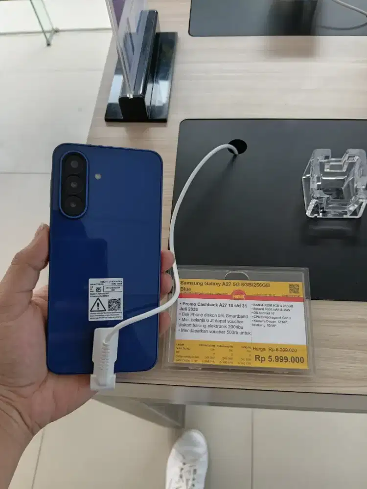 Samsung Galaxy A27 5G 8/256 Free kepala chargeran 25 what