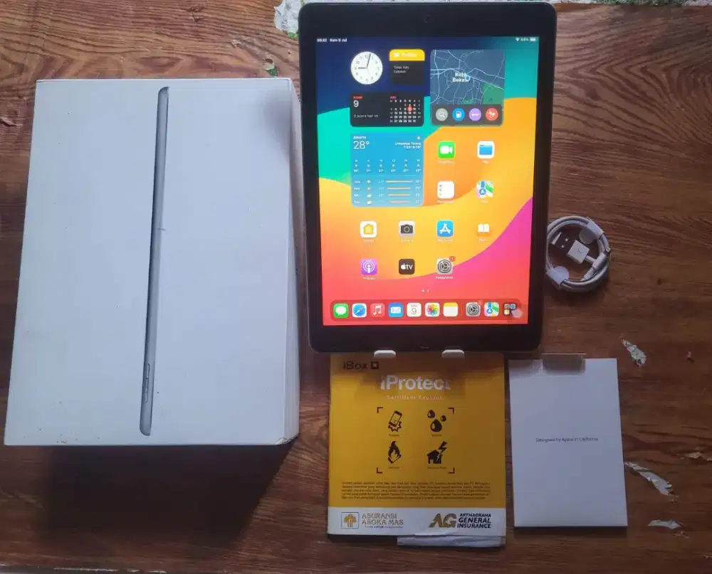 Ipad gen 6 32gb ibox wifi only fullset mulus normal semua no minus