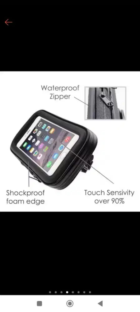 Jual Holder Hp Anti Air buat motor (Waterproof)