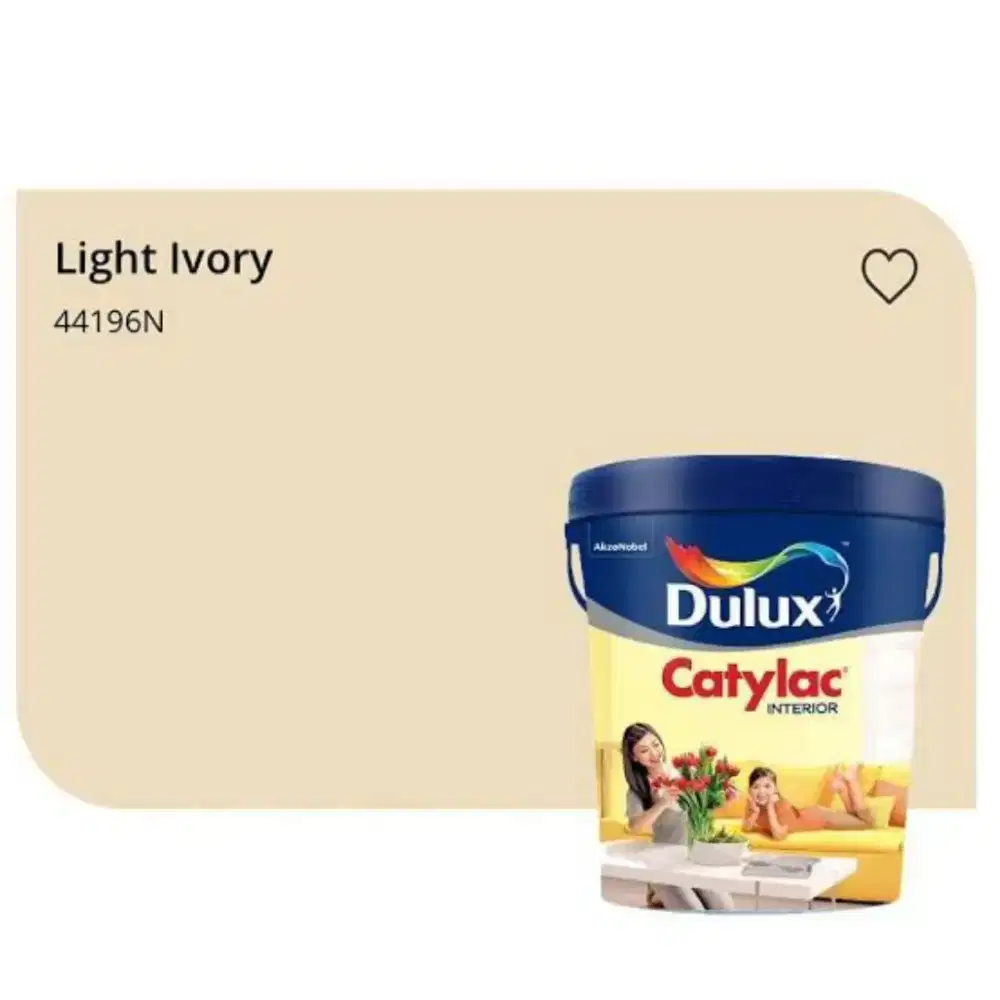 Jual cat warna light ivory 5 kg