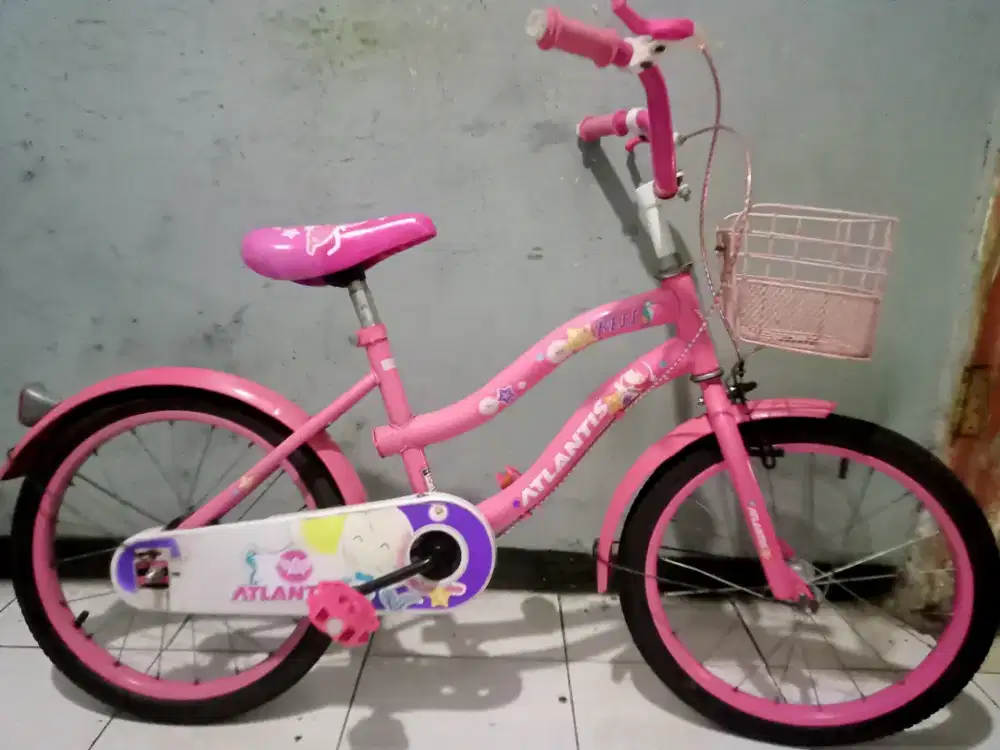 Dijual sepeda mini merk ATLANTIS ring 18 kondisi msih bgus kker normal