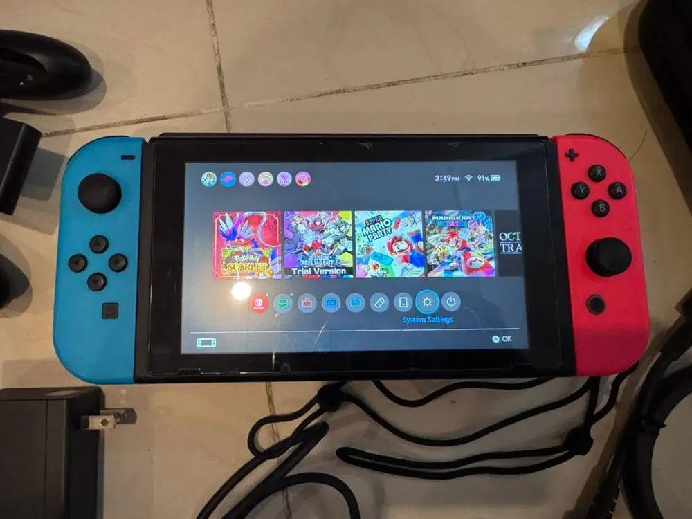 Nintendo switch 1 second