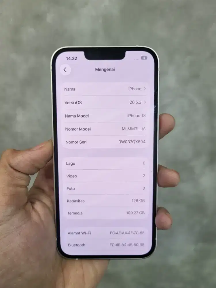 iPhone 13 128 GB Beacukai 3utools Sesuai