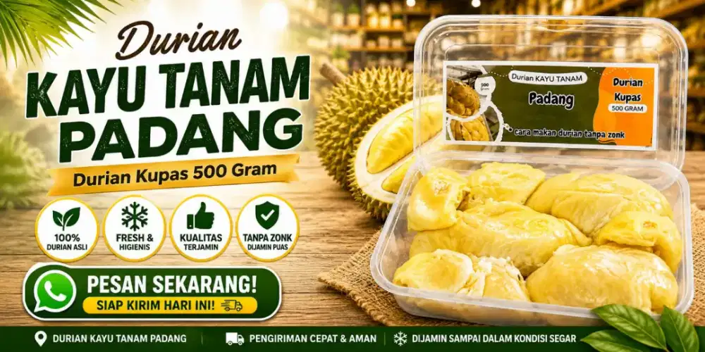 Durian padang kayu tanam