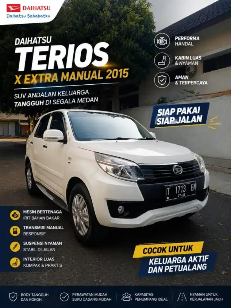 Dijual Daihatsu Terios  x (Extra) M/T 2015