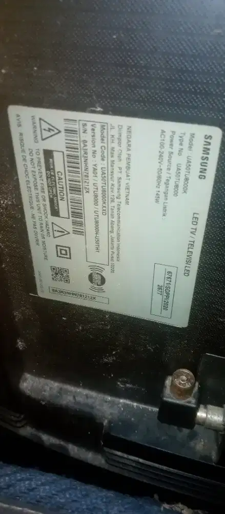 Tv led digital samsung 50in