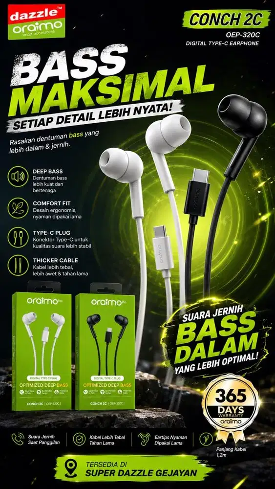 Headset Type C OEP-320C