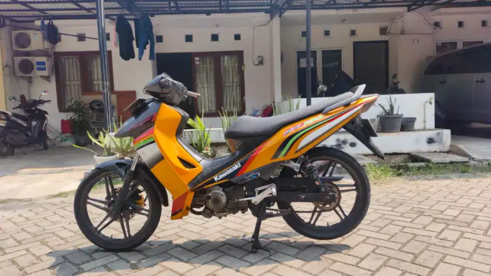 Kawasaki ZX 130 ganteng bisa TT