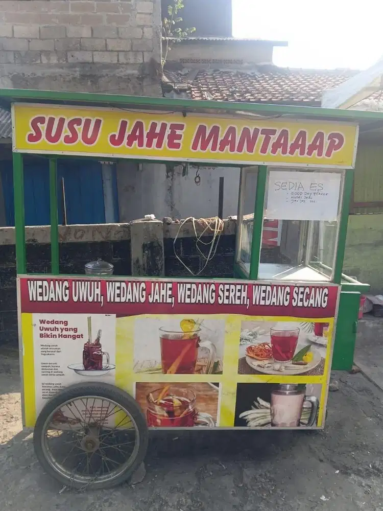 Gerobak usaha kondisi baru