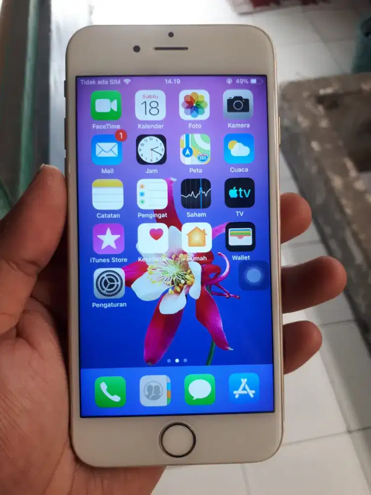 Iphone 6 4G 16gb layar 4.7 inchi wifi only