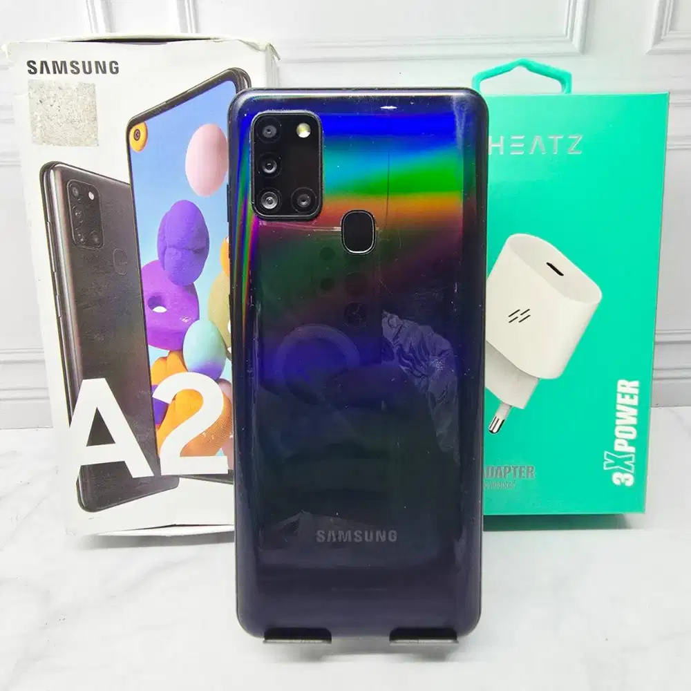 Samsung Galaxy A21S 6/64GB Fullset Siap Pakai
