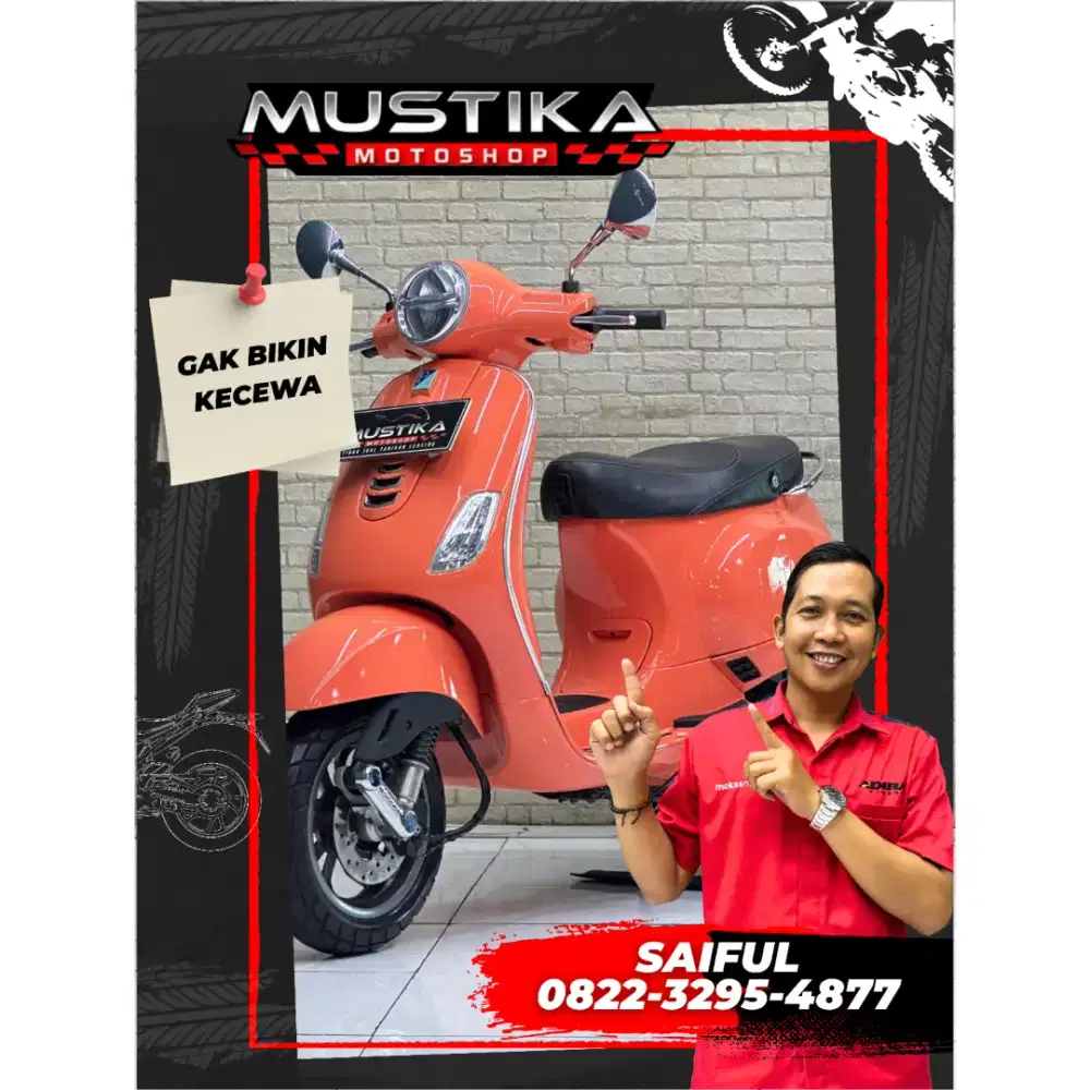 Obral Dp850rb Murah!!Vespa LX 125 Led 2021 Plat Jatim Mulus-Mustika