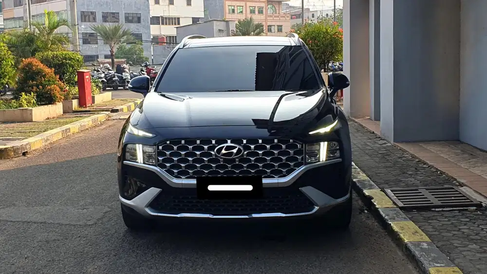 Km 26rb hyundai santafe santa fe prime 2024 hitam pajak panjang