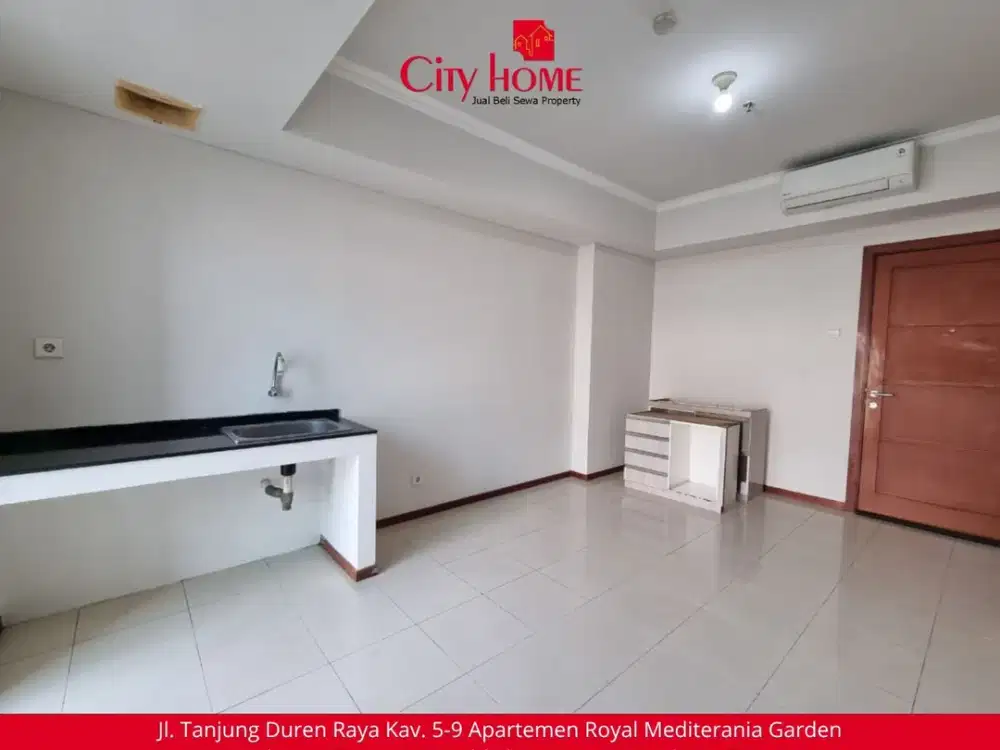Disewakan - 2+1 Unfurnished Royal Mediterania Garden Apt at Podomoro City