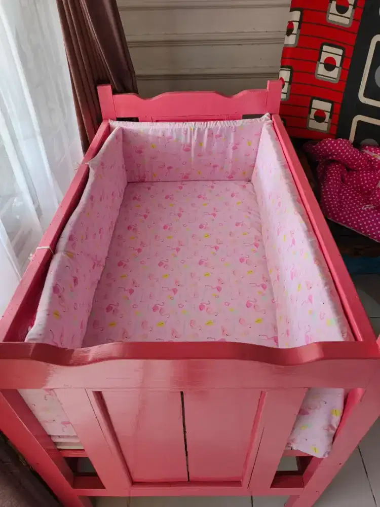 Box bayi sudah sm kasur busa dan bumper