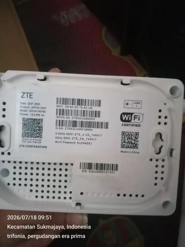 Router wifi 4g dan 5g