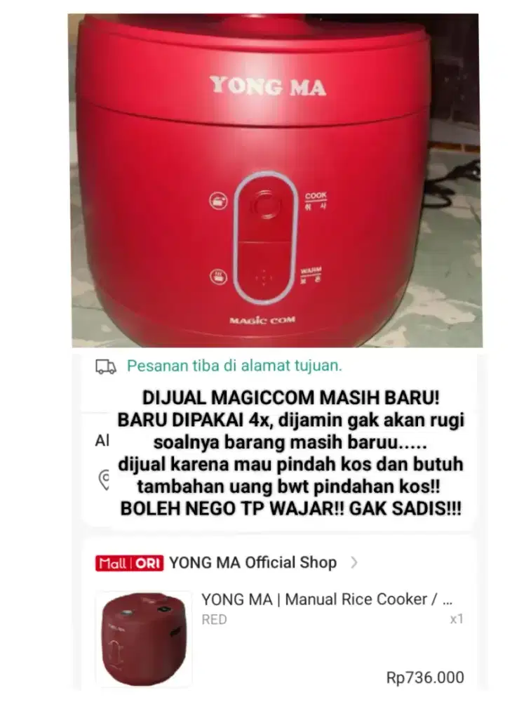 MEGICOM NEW BARU BELI, DIJUAL NEGO