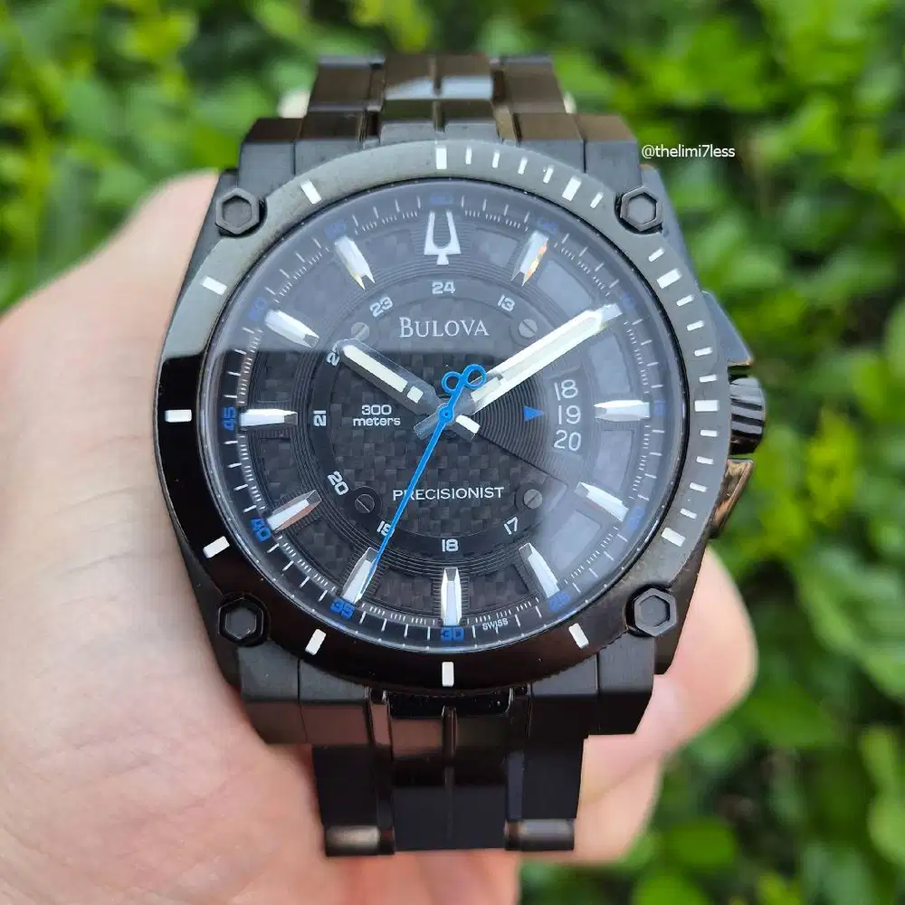 Jam tangan Bulova Precisionist swiss made quartz grand prix F1