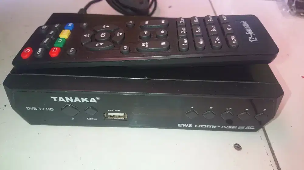 STB DVBT2 TANAKA T2 METAL BEKAS NORMAL