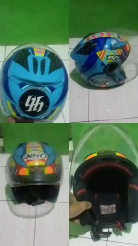 HELM NHK R6 PIGMENT BLUE FLUO