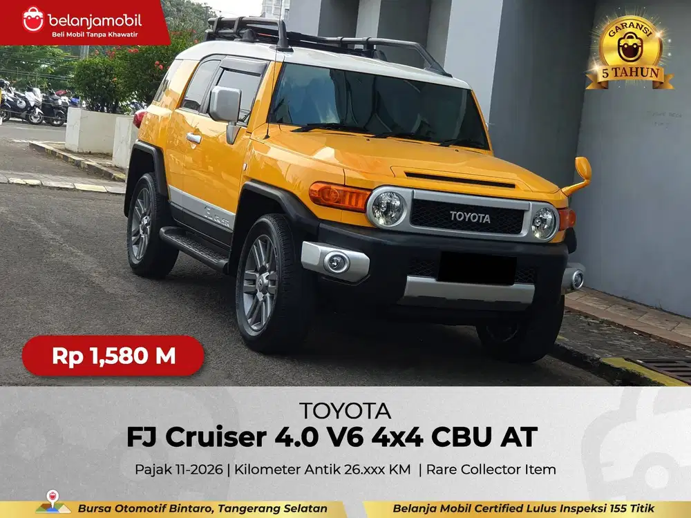 [ 4x4 - LOW KM 26RB ] Toyota FJ Cruiser 4.0 V6 CBU 2017/2018