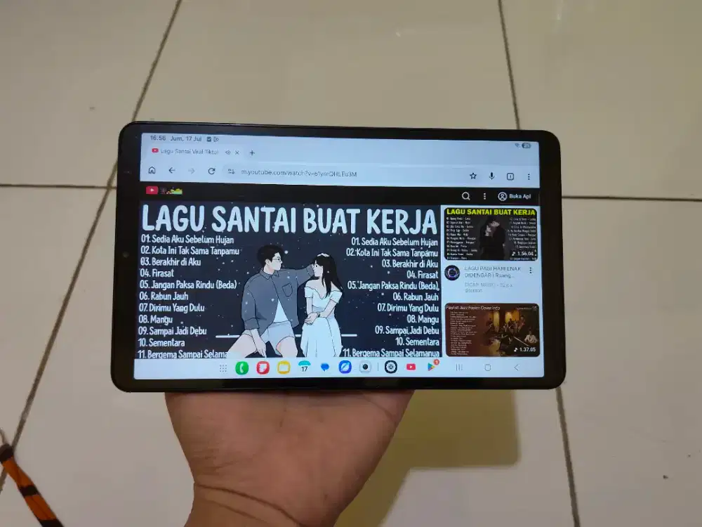 BUTUH UANG TAB SAMSUNG GALAXY A9 Wifi RAM 4GB /64GB 8,7in 5100Mah Sein