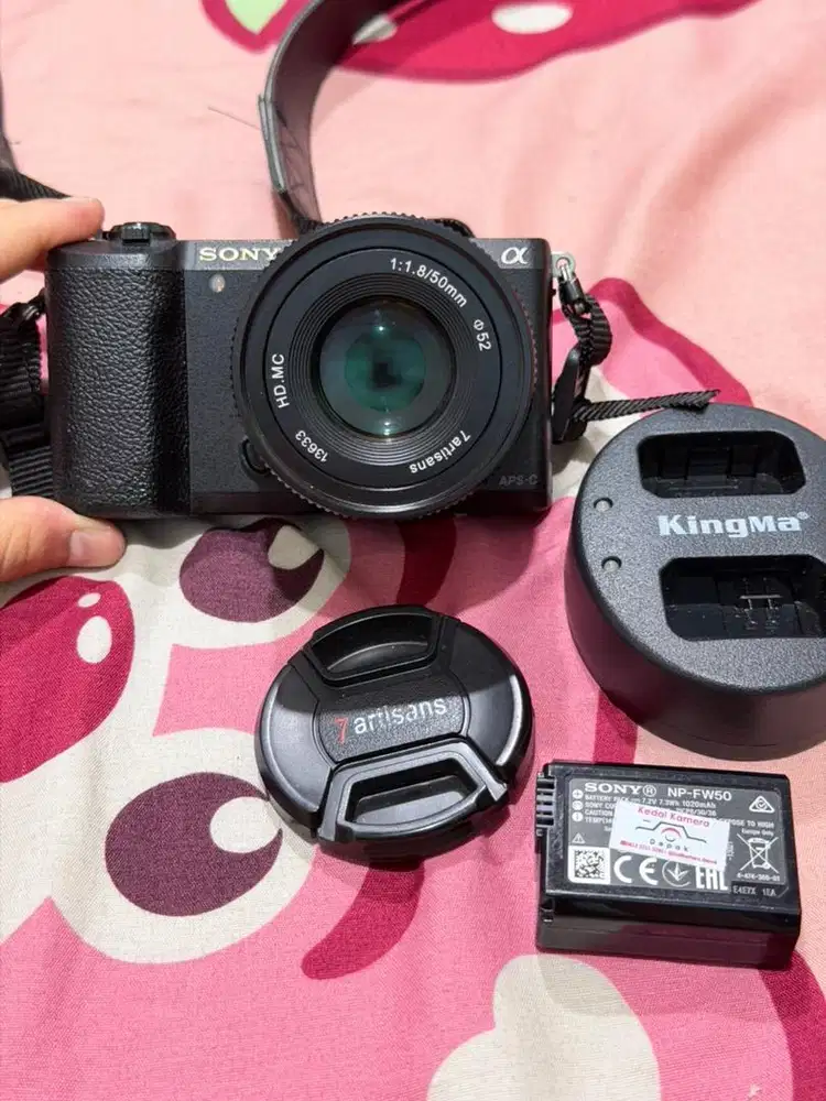 Kamera Sony a5100 fulset tinggal pake