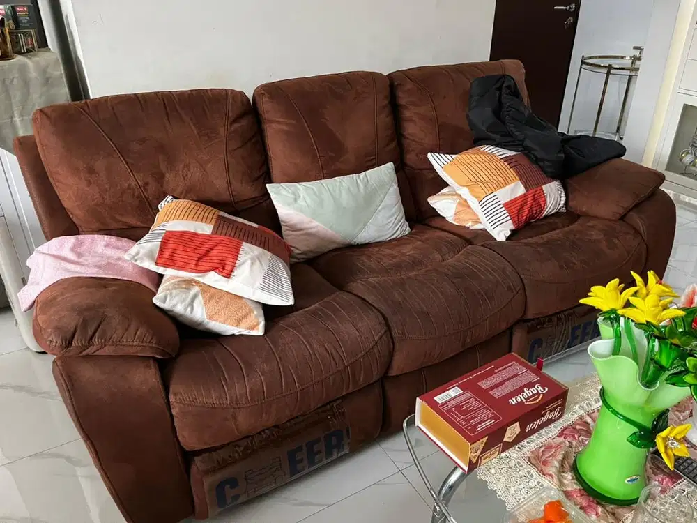 Sofa Recliner 3 Seat Merk Cheers