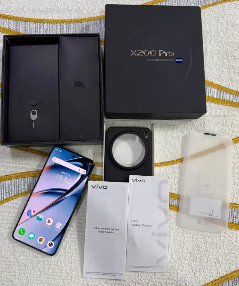 Vivo X200 Pro 16/512GB Zeiss Optic Kamera Bekas Resmi Mulus Fullset