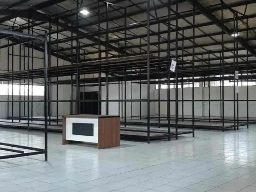 dijual gudang strategis akses kontainer 40ft di caringin bandung
