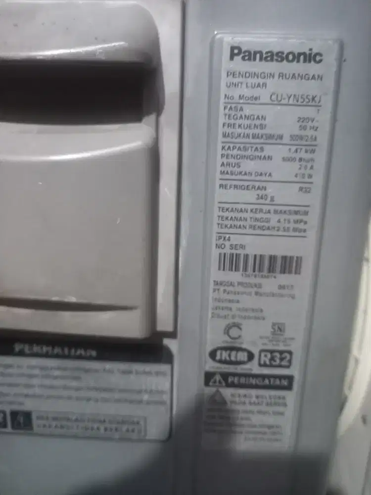 Outdor panasonik 1/2 pk original