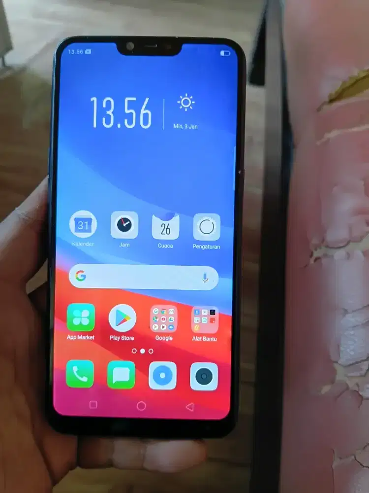 Oppo a3s lcd kotor tapi normal semua