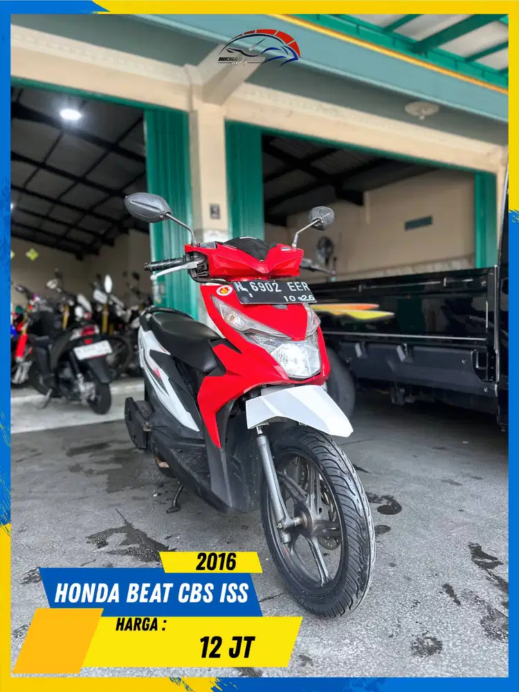 HONDA BEAT CBS ISS 2016 TERMURAH SE MALANG BOSKUU HIKMAH MOTOR KEPUH