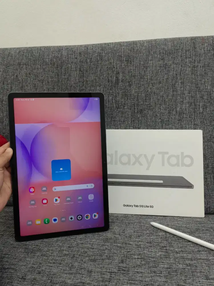Samsung Tab S10 Lite 5G 6/128 Fulset ori resmi no minus