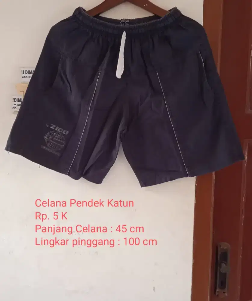 Celana pendek katun