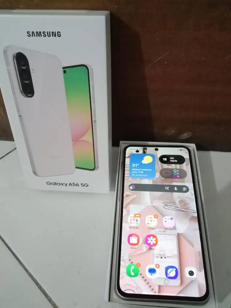 DIJUAL HP Samsung Galaxy A56 5G Ram 256 Super Duper Mulus LIKE NEW