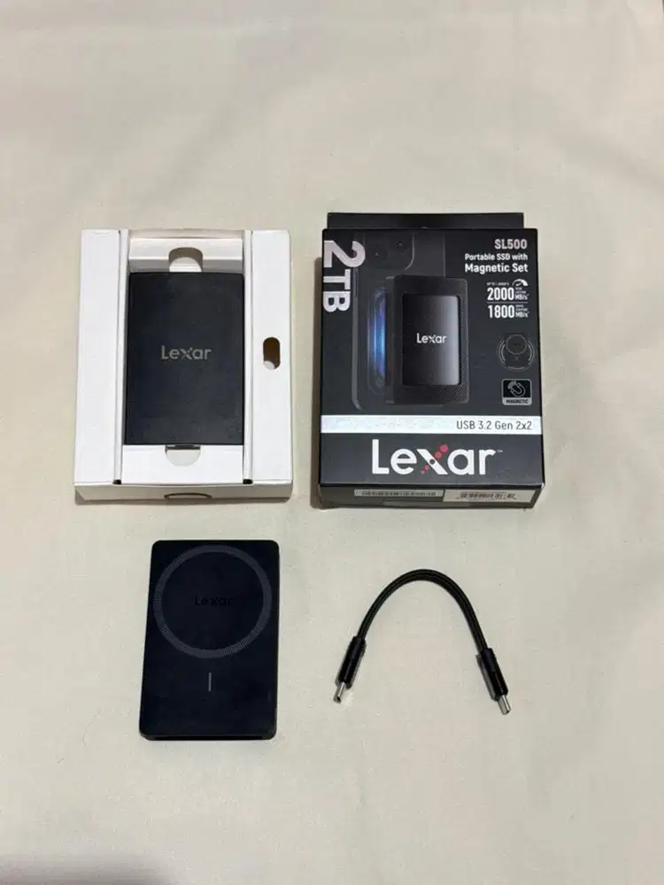 SSD Lexar SL500 2TB with Magnetic mulus fullset