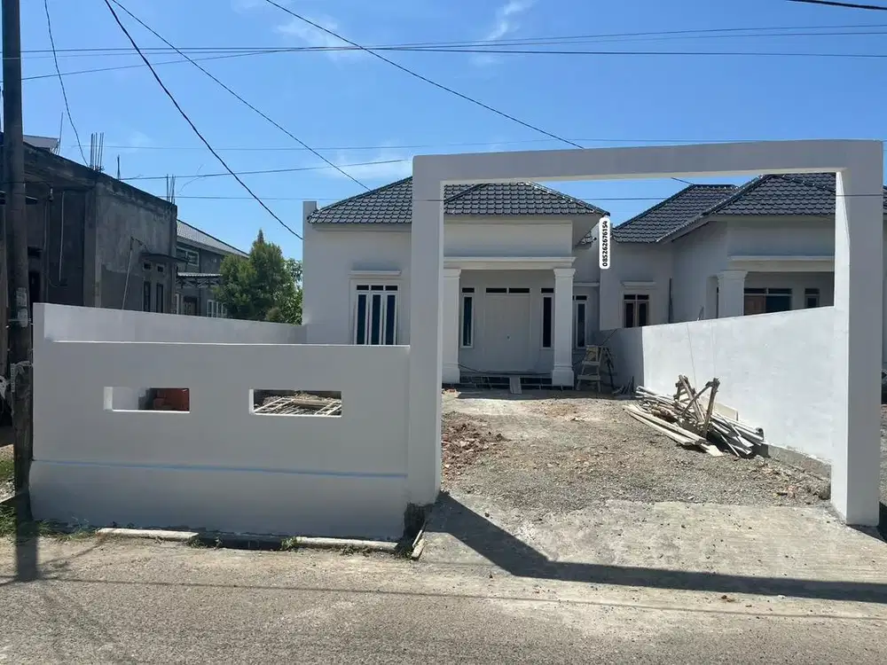 Rmh minimalis type 85/295M.pinggir jln aspal gp cot lamkuweuh meuraxa