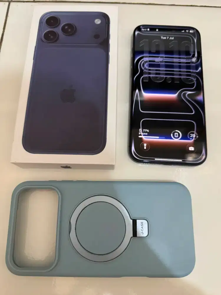Iphone 17 promax 256gb blue 5G fullset inter X/A NON CUKAI